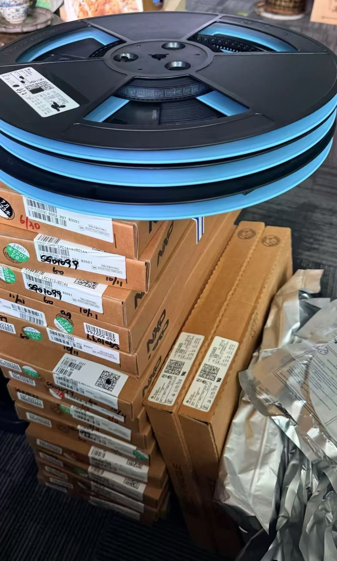 NXP reels and original boxes